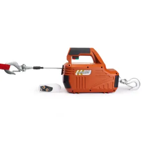 лебедка электрическая переносная tor sq-04 250 кг 8,0 м 220 в с пультом