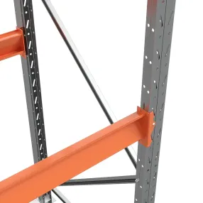 стеллаж паллетный двухсекционный 3500х1800х1100 мм (70.1.5), 2 яруса