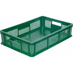 ящик п/э 600х400х140 мм дно сплош. стенки перф. с ручками арт. 705.02.01