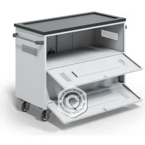 тележка для хранения и зарядки 18 ноутбуков с электросхемой