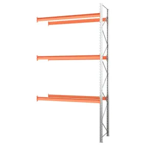 дополнительная секция стеллажа паллетного 4500х2700х1100 мм (100.1.5), 3 яруса