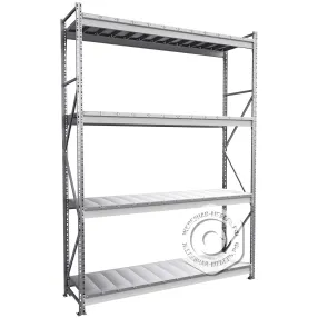 стеллаж ms pro z 2500х1800х500 (4 яруса с настилом)