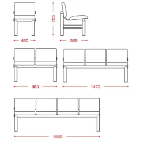 многоместная секция карнак (модель см107un)