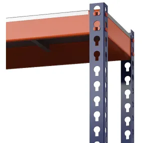 стеллаж металлический профи-т 2500х1845х455 (4 сплошные оцинкованные мет. полки)