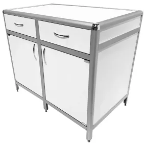 стол-тумба лабораторная med 12.006al (белый)