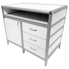 стол-тумба лабораторная med 12.008al (белый)