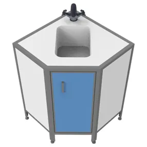 стол-мойка лабораторная med 13.002al (белый)