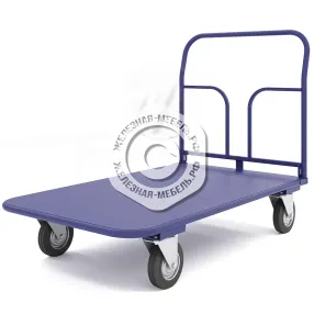 тележка платформенная со складной ручкой, система трансформации - зацеп тпср 2 м з (без колёс)