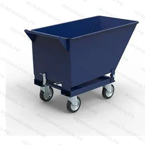 тележка для металлической стружки тс-190 для промышленных станков