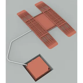эстакада металлическая «каскад» комфорт, разборная, 4м, усиленная