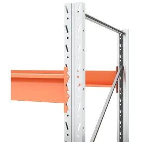 стеллаж паллетный двухсекционный 2500х2700х1100 мм (100.1.5), 2 яруса