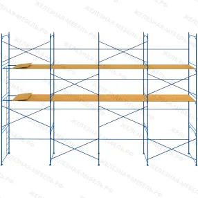 леса рамные строительные лрс-40 8х12 м (2 яруса с настилом)