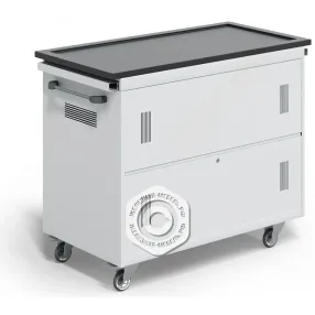 тележка для хранения и зарядки 26 ноутбуков (17,3 дюймов) с электросхемой