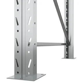 дополнительная секция стеллажа паллетного 5000х2700х1100 мм (85.1.5), 3 яруса