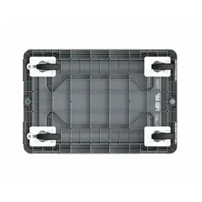 пластиковая тележка 600х400 мм для ящиков (сплошная) арт. 42.640f