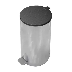 урна с педалью 40л (хром)