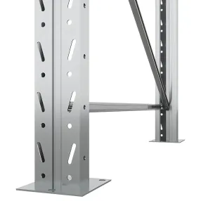 дополнительная секция стеллажа паллетного 3500х2700х1100 мм (85.1.5), 2 яруса