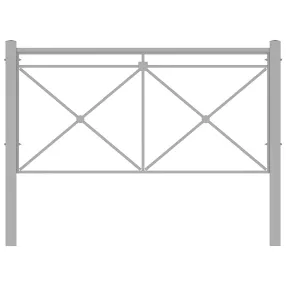 ограждение пешеходное по-1 секция тип 1, стойка 80х80 несъемная, порошковая окраска