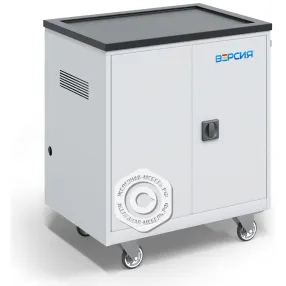 тележка для хранения и зарядки 30 ноутбуков (15,6 дюймов) с электросхемой