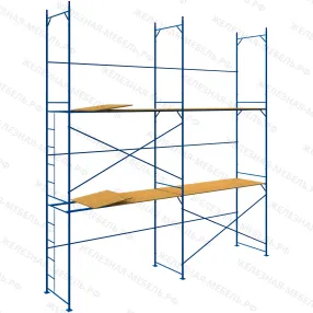 леса рамные строительные лрс-40 6х6 м (2 яруса с настилом)