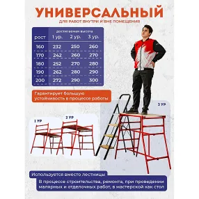 столик малярный h100