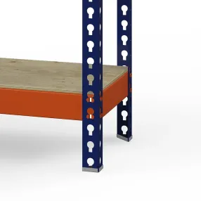 стеллаж металлический профи-т 2000х1240х500 (4 полки из фанеры)