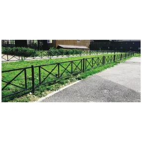 стойка ограждения газонного поворотная правая