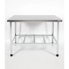 стол производственный без борта с полкой решеткой сп-10/6-р-эк