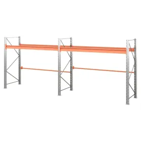 стеллаж паллетный двухсекционный 2000х1800х1100 мм (85.1.5), 1 ярус