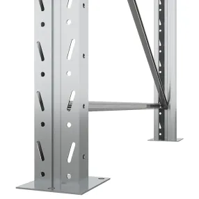 стеллаж паллетный двухсекционный 3500х1800х1100 мм (70.1.5), 2 яруса