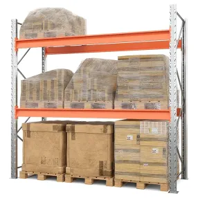 стеллаж паллетный 2500х2700х1100 мм (70.1.5), 2 яруса