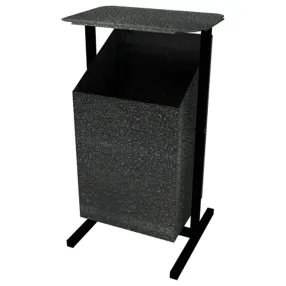 урна уличная «уралочка 2» (с крышкой) 24л