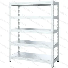 стеллаж титан мс-т 2000х1550х635 (5 ярусов, настил оцинк. металл)