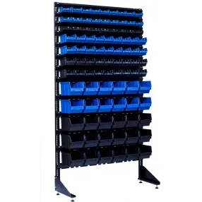 стеллаж с пластиковыми ящиками 1801-3/4/5 ch-s