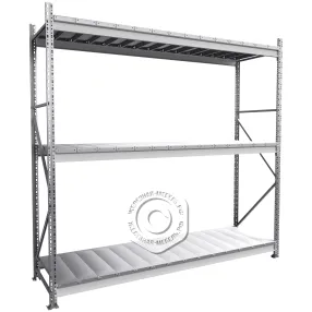 стеллаж ms pro z 2000х2100х600 (3 яруса с настилом)