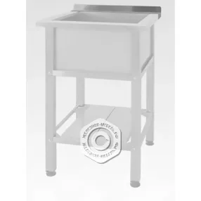 полка вмсн 630/3 «norma» с 2-мя отверстиями, борт