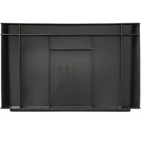 ящик п/э мясной 600х400х250 сплошной с закрытыми ручками арт. 204.02